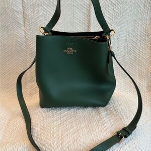 Coach Green Leather Women's Crossbody Bag